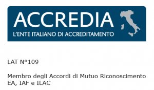 Logo accredia lat 109