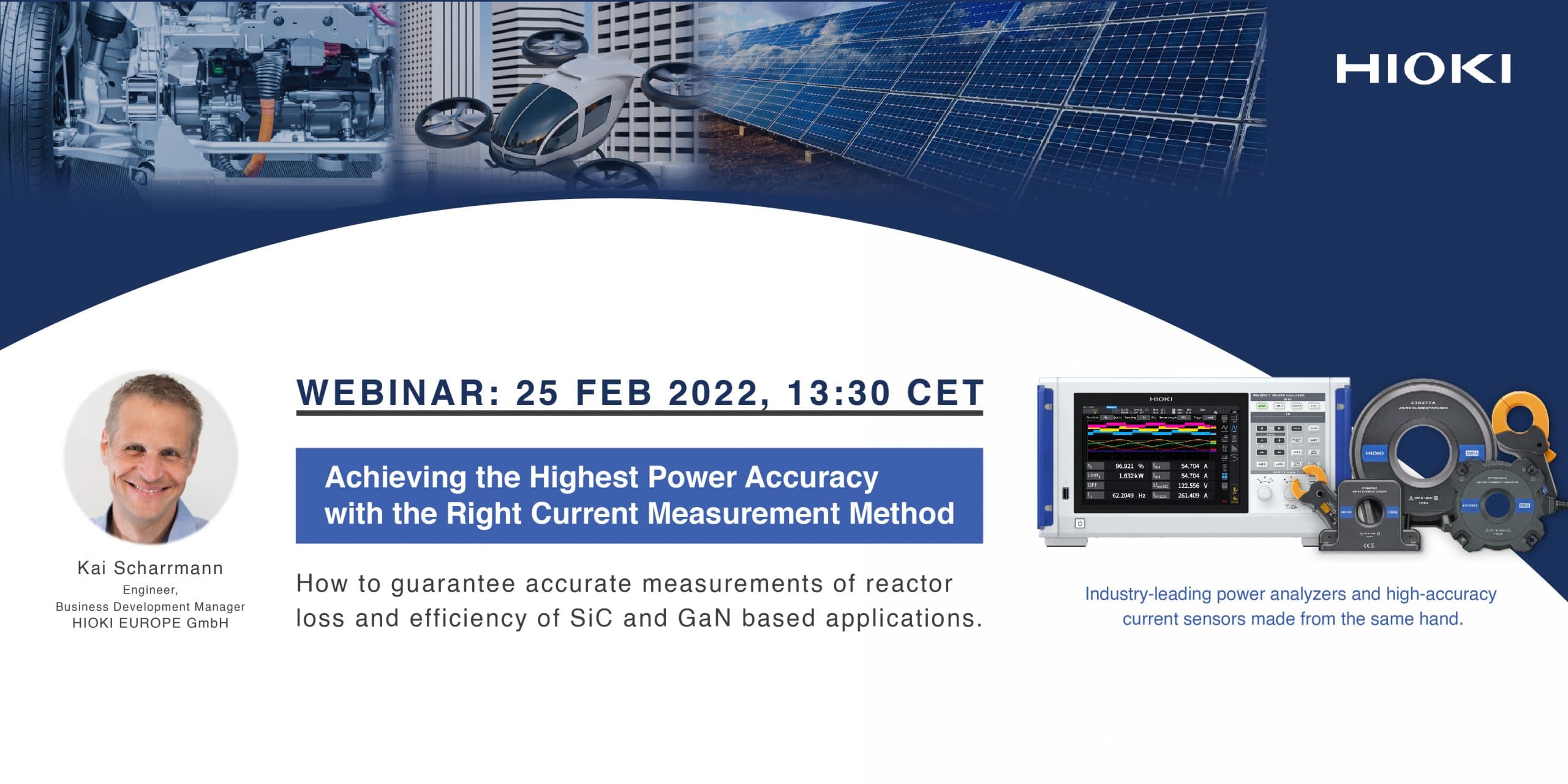 Webinar “Raggiungere la massima precisione nelle misure di potenza con il corretto metodo di misurazione della corrente” 